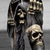 cheap Joggers-Men's Skull Death Costumes Sweatpants Joggers Trousers Mid Waist Drawstring Elastic Waist Dark Gothic Style Jogging Streetwear Workout Athletic Sweatpants with Pockets Spring Fall 3D Print