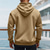 economico felpe con cappuccio da uomo di base-Per uomo Felpa con cappuccio Felpa con cappuccio e zip corta Felpa con cappuccio in pile Nero Bianco Blu marino Cachi Grigio chiaro Con Cappuccio Semplice Tasca Sport &amp; Outdoor Quotidiano Ferie