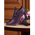 cheap 1930s-Women&#039;s Purple Edwardian Cage Strap Heels – Vintage 1900s-Inspired Faux Leather Kitten Heel Dress Shoes, Retro Costume Footwear for Historical Reenactment, Theater, and Gothic Lolita Style