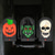 cheap Halloween-Party Door Bell Superhero Birthday Party Halloween Doorbell Decoration Halloween Decoration Halloween Party Doorbells Halloween Pumpkin Doorbell Plastic White Creepy Front Door