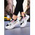 cheap Women&#039;s Sneakers-Women&#039;s Chunky White and Green Sneakers – Breathable Mesh Lace-Up Platform Trainers, Casual Sport Running Shoes for Walking, Travel and Streetwear