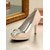 cheap Cocktail-Women&#039;s Satin Peep Toe Pumps with Crystal Buckle - Classic High Heel Dress Shoes for Ladies, Perfect for Cocktail Parties and Evening Occasions