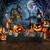 billige halloween veggtepper-Halloween Hengende Tapestry Spøkelseshus Fotografi Bakgrunn Jack O Lantern Veggkunst Stor Tapestry Mural Dekor Teppe Gardin Hjem Soverom Stue Dekorasjon Dødsbilde
