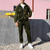 voordelige basis trainingspakken-Voor heren Trui met capuchon Trainingspak Hoodie met volledige rits sweatsuit Leger Groen Khaki Grijs Capuchon camouflage 2-stuks Sport &amp; Outdoor Dagelijks Feestdagen Polyester Streetwear Basic Casual