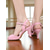 cheap Latin Shoes-Women's Pink Open-Toe Latin Dance Heels - Adjustable Strap Patent PU Professional Ballroom Shoes for Female Dancers and Salsa Practice