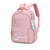 preiswerte Kinder- und Teenager-Rucksäcke-Süßer Schulrucksack mit Katzen-Print für Mädchen mit Schlüsselanhänger, leichte, wasserdichte Büchertasche, Pink, Lila, Blau, Schwarz
