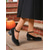 cheap Block Heels-Women’s Black Ankle Strap Chunky Heel Shoes, Casual or Dressy for Work, Dinner and Everyday Use