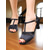 cheap Latin Shoes-Women&#039;s Black Satin Latin Dance Shoes - T-Strap Peep Toe Ballroom Heels for Beginners and Professionals, Ideal for Salsa, Rumba, and Practice Sessions