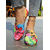 cheap Women&#039;s Slip-Ons &amp; Loafers-Women&#039;s Colorful Floral Canvas Slip-On Flats – Lightweight Round Toe Casual Loafers, Artistic Comfort Shoes for  Walks, Travel, and Daily Wear