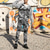 voordelige basis trainingspakken-Voor heren Trui met capuchon Trainingspak Hoodie met volledige rits sweatsuit Leger Groen Khaki Grijs Capuchon camouflage 2-stuks Sport &amp; Outdoor Dagelijks Feestdagen Polyester Streetwear Basic Casual