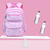 cheap Kids &amp; Teen Backpacks-Kid&#039;s Boys&#039; Girls&#039; Backpack School Bag Bookbag Functional Backpack School Backpack Bookbag School Polyester Adjustable Large Capacity Waterproof Zipper Light Pink Pink Blue