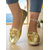 ieftine Mocasini de Damă-Mocassini pentru femei din aur metalic cu fundă – Pantofi loafers confortabili ușor de încălțat pentru ocazii casual și elegante perfecti pentru petreceri călătorii și purtare zilnică
