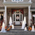 cheap Halloween Outdoor-Halloween Ghost Wreath, 12 LED Light-Up White Ghost Garland, Spooky Indoor &amp; Outdoor Hanging Decoration for Front Door, Wall, Party, Battery-Powered Halloween Decor, Holiday Spooky Garland