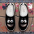 billiga Slip-On vardagsskor-Blåa slip-on-sneakers i ventilerande mesh med roligt tecknat ansiktstryck för män – lätta, avslappnade sportskor för promenader, resor och vardagsbruk