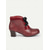 cheap 1950s-Women&#039;s 1900s Victorian-Inspired Burgundy Ankle Boots – Faux Leather Lace-Up Heeled Booties with Ribbon Bow for Daily Wear &amp; Vintage Outfits