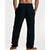 preiswerte Klassiker-Herren Leinenhosen Hose Sommerhose Strandhose Tasche Elastischer Bund Kordelzug Gestreift Komfort Atmungsaktiv Urlaub Täglich Ferien Hawaiianisch Boho Schwarz Weiß
