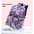 preiswerte College-Rucksäcke-Unisex-Schulrucksack mit geometrischem Aufdruck – leichte, wasserdichte Büchertasche für Teenager, ideal für die Mittelschule, die Oberschule und den täglichen Weg