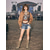 baratos Cowboy &amp; Western Boots-Botas de cowboy femininas de camurça desleixada - botas de cano médio com fivela estilo western e salto baixo, calçados casuais para atividades ao ar livre e festivais de música