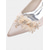 cheap Bridesmaid-Elegant Satin Bridesmaid Shoes with Pearl Flower Detail – Comfortable Block Heel Wedding Shoes for Classic &amp; Romantic Ceremonies