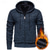 ieftine pulover cardigan pentru bărbați-Bărbați Pulover Cardigan Pulover decupat Pulover cu fermoar Pulover tricotat Striat Tricotat Topuri obișnuite Buzunar Lână  Simplu Capișon Modă Clasic Vacanță Purtare Zilnică Îmbrăcăminte Toamnă Iarnă