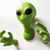 cheap Halloween-1pc Scary Green Big Eyes Alien Wall Hanging, Carnival Mystery Horror Alien, Party Decoration, Walls Poking Heads And Hands For Bedroom Living Room Window Door RV Wall Hanging Gifts