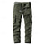 preiswerte Cargohosen-Herren Cargo-Hosen Cargohose Wanderhose Mehrere Taschen Gerader Schnitt Einfach tragbar Feuchtigkeitsableitend Volle Länge Outdoor Täglich Campen und Wandern Mode Streetwear Schwarz Blau