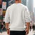 voordelige Basis Sweatshirts-Voor heren Sweatshirt Zwart Wit Leger Groen Khaki Donkergrijs Strakke ronde hals Effen Jacquard Geribd Met Textuur Brei-textuur Sport &amp; Outdoor Dagelijks Feestdagen Polyester Streetwear Basic Casual