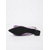 cheap Block Heels-Women&#039;s Lavender Slingback Heels with Pearl Bow - Satin Textured 1950s Vintage Style Low Block Pumps for Weddings, Garden Parties, and Spring Outfits