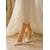 abordables Pompes Classiques-Escarpins blancs élégants à talons aiguilles pour la mariée – chaussures de mariage à bout pointu ornées de cristaux