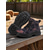 cheap Combat Boots-Women’s Tie-Dye Denim Combat Boots – Chunky Lace-Up Streetwear Ankle Boots for Fall Hiking, Farm Days &amp; Urban Outfits
