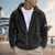 cheap Basic Hoodies-Men's Hoodie Full Zip Hoodie Polar Fleece Fleece Jacket Fleece Hoodie Black Navy Blue Khaki Gray Hooded National Flag Pocket Sports &amp; Outdoor Daily Holiday Polyester Streetwear Basic Casual Fall