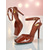 preiswerte Absatzsandalen-Dunkelgrüne Peep-Toe-High-Heels aus Lackleder für Damen – Stilettos mit Knöchelriemen für Cocktailpartys und glamouröse Abende