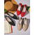 cheap Women&#039;s Flats-Women&#039;s Red Pointed Toe Faux Suede Flats – Comfy Picnic Shoes for Fall Afternoons, Lawn Reading and Outdoor Coffee Dates