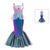 baratos Fantasias para meninas-Conto de fadas sereia Princesa Ariel Vestidos Ocasiões Especiais Cauda de Sereia Personagens de livros de histórias Para Meninas Crianças Dia Das Bruxas Carnaval Espetáculo Vestir-se para eventos