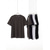 voordelige basis t-shirts-Voor heren T-shirt Korte mouw Korte Mouw Strakke ronde hals Zomer Effen Kleur Effen Modieus Basic Casual Puur Casual Vakantie Casual / Dagelijks Marine Zwart Wit Top T-shirt voor mannen