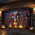 cheap Halloween Garage Door Cover-Halloween Outdoor Garage Door Cover Skeletons Banner Large Tapestry Backdrop Decoration for Holiday Outdoor Garage Door Home Wall Decorations