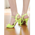 cheap Latin Shoes-Women's Pink Open-Toe Latin Dance Heels - Adjustable Strap Patent PU Professional Ballroom Shoes for Female Dancers and Salsa Practice