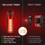 cheap Work Lights-Ultra Bright USB Rechargeable Bike Light Set, Powerful Bicycle Front Headlight and Back Taillight, 4 Light Modes, Easy to Install for Men Women Kids Road Mountain Cycling Black