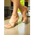 cheap Cocktail-Women&#039;s Gold Strappy Stiletto Heels with Ankle Strap - Sleek Square-Toe Party Sandals for Nightlife, Clubbing, and Evening Events