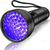 voordelige Lantaarnverlichting-UV-zaklamp met zwart licht, 51 led-zwartlichtdetector voor huisdierenurine voor honden- en kattenurine, droge vlekken, bedwantsen, harsuitharding, schorpioenenzoeker