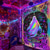 preiswerte Halloween-Wandteppiche-Schwarzlicht Wandteppich Skelett Tarotkarte Leuchtend im Dunkeln Glow Party UV reaktiv Trippy Nebelig hängender Wandteppich Wandkunst Wandmalerei für Wohnzimmer Schlafzimmer