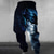 cheap Halloween Pants-Men&#039;s Animal Wolf Halloween Costumes Sweatpants Joggers Trousers Mid Waist Drawstring Elastic Waist Dark Punk Gothic Style Jogging Streetwear Workout Athletic Sweatpants with Pockets Spring Fall 3D