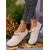 cheap Women's Flats-Women's Wide Toe Beige Rope Loafers – Soft Slip-On Vintage Style Shoes for Walking, Errands and Weekend Outfits