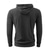 abordables sweats à capuche basiques pour hommes-Homme Sweat à capuche Noir Blanche Gris foncé À capuche Uni Jacquard Cordon de serrage A côtes Quart de zip Sport &amp; Loisir Quotidien Fête Polyester Streetwear Basique Occasionnel Printemps Automne