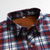 cheap Flannel Shirts-Men's Casual Shirt Flannel Shirt Plaid Shirt Button Up Shirt Yellow Red Blue Long Sleeve Plaid / Check Lapel Vacation Casual Daily Button-Down Clothing Apparel Polyester Fashion Casual Comfortable