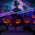 お買い得  ハロウィン壁タペストリー-ハロウィン ブラックライト タペストリー UV 反応 グロー イン ザ ダーク 森 トリッピー マウンテン ミスティ グレイブヤード ゴースト 吊るす タペストリー ウォール アート 壁画 リビングルーム 寝室のための