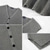 ieftine vestă pulover bărbați-Bărbați Vestă pulover Vestă Îmbrăcăminte tricotată Vestă cardigan Striat Tricotat Topuri obișnuite Nasturi Simplu În V Modă Clasic Vacanță Purtare Zilnică Îmbrăcăminte Toamnă Iarnă Gri M L XL