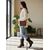 halpa Slouch Boots-Naisten mokkaiset ruskeat mokkanahkaiset, pohkeensuuhun asti ulottuvat saappaat, joissa on punottu remmi, taittokorko ja kissankorko, urbaanit ja rennosti muotoillut kengät jokapäiväiseen käyttöön