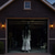 preiswerte Garagentorabdeckung-Halloween-Garagentorabdeckung, gruseliges Mädchen in einer Spukgarage, Banner, Horror-Geisterszene, Hintergrund, Wandteppich für gruselige Außendekoration