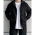preiswerte Basic-Hoodies für Herren-Herren Kapuzensweatshirt Vollreißverschluss-Kapuzensweatshirt Schwarz Wein Mit Kapuze Einfach Kordelzug Tasche Sport &amp; Outdoor Täglich Ferien Polyester Streetwear Basic Lässig Frühling Herbst